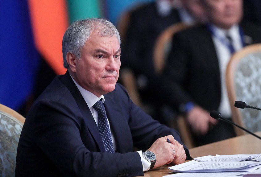 Chairman of the State Duma Vyacheslav Volodin