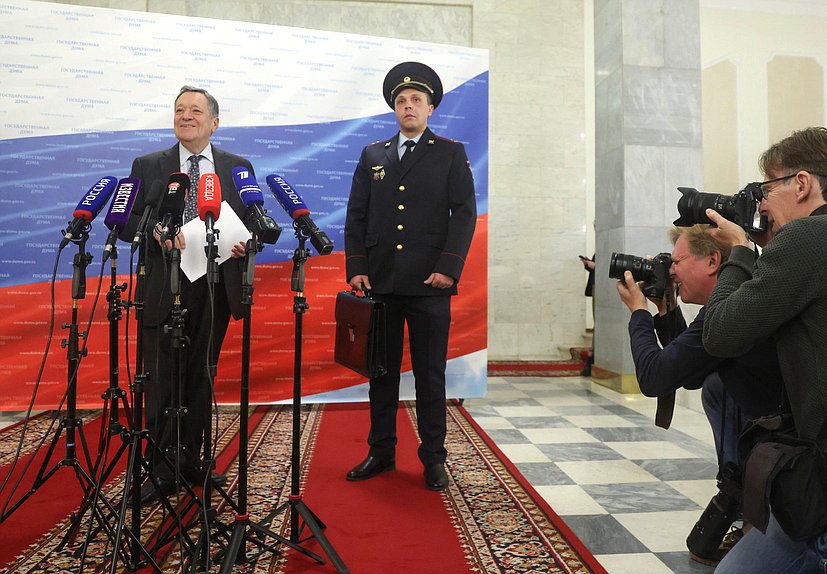 Председатель Комитета по бюджету и налогам Андрей Макаров