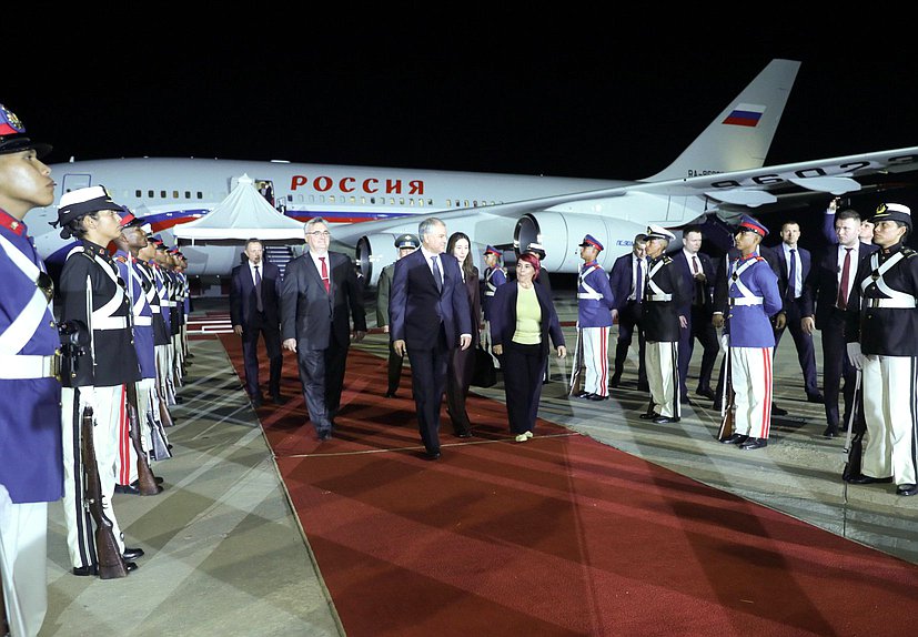 Chairman of the State Duma Vyacheslav Volodin arrived in the Bolivarian Republic of Venezuela to pay a working visit