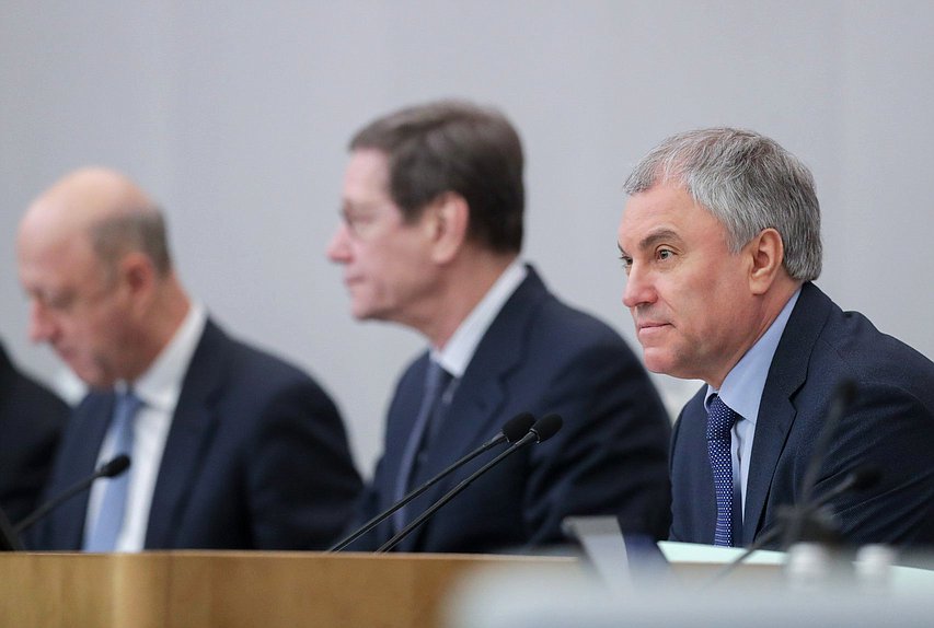 Председатель Государственной Думы Вячеслав Володин