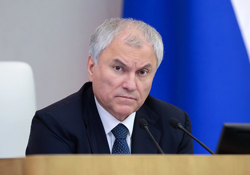 Председатель Государственной Думы Вячеслав Володин