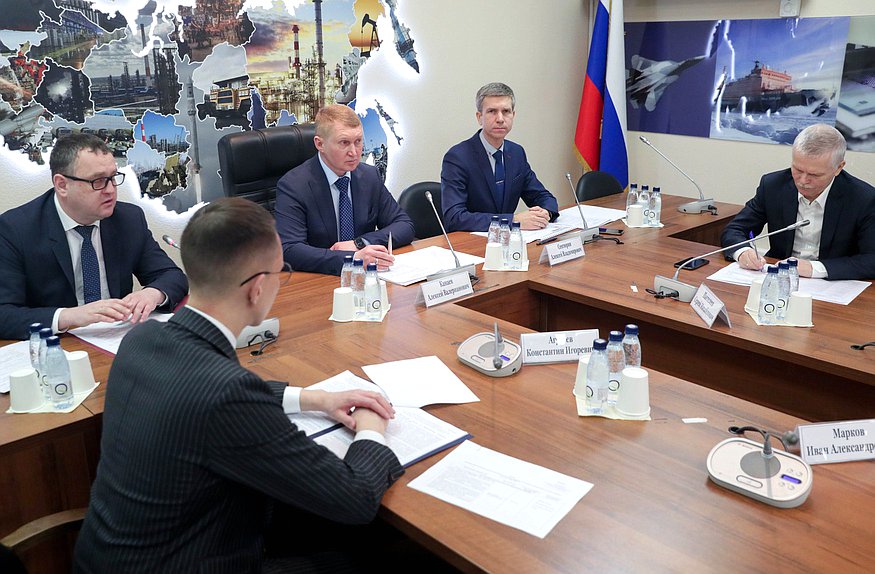 Заседание экспертного совета по металлургии, тяжелому машиностроению и горнорудной промышленности при Комитете по промышленности и торговле