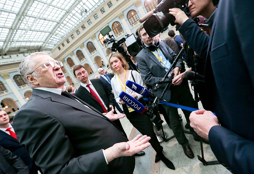 Head of the LDPR faction Vladimir Zhirinovskii