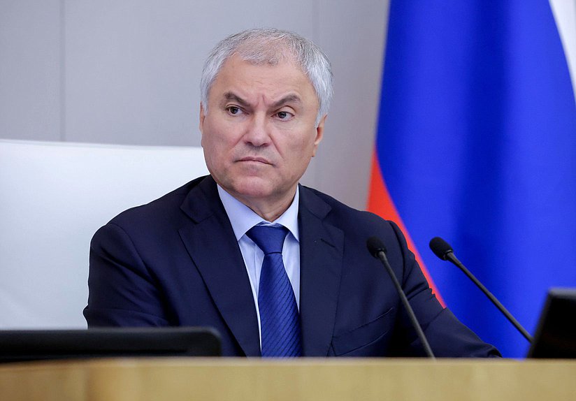 Председатель Государственной Думы Вячеслав Володин