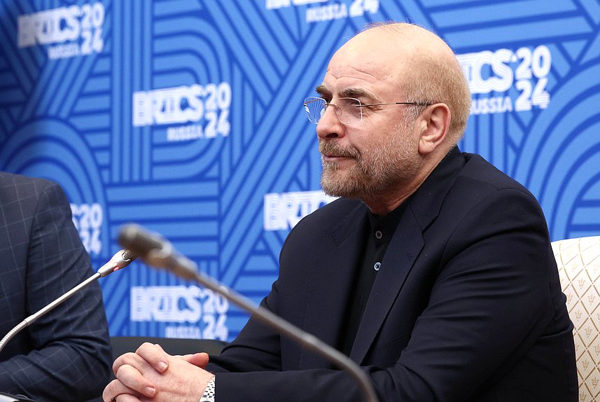 Mohammad Bagher Ghalibaf, Presidente de la Asamblea del Consejo Islámico de la República Islámica de Irán. Foto: Servicio de Prensa del Presidente de la Federación Rusa