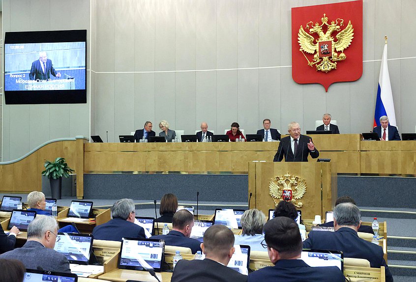 Председатель Комитета по контролю Олег Морозов