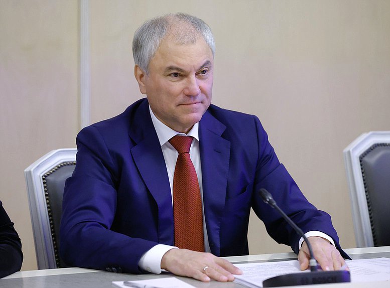 Председатель Государственной Думы Вячеслав Володин