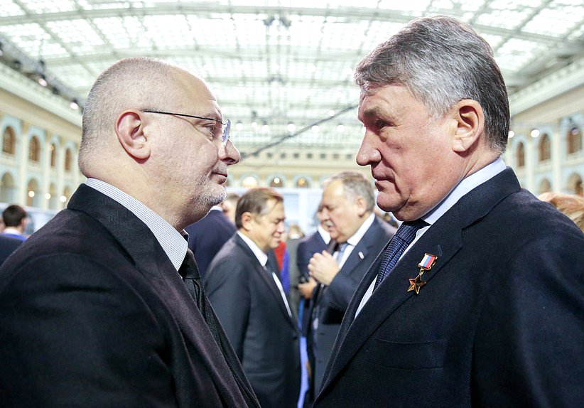 Member of the Federation Council Andrei Klishas and Deputy Chairman of the Federation Council Yuri Vorobyev