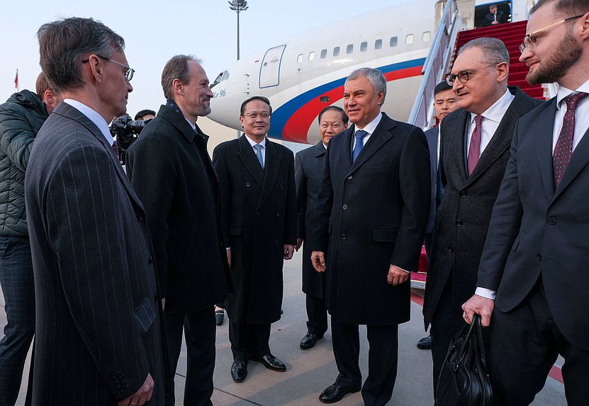 Visita oficial del Jefe de la Duma Estatal, Vyacheslav Volodin, a la República Popular China