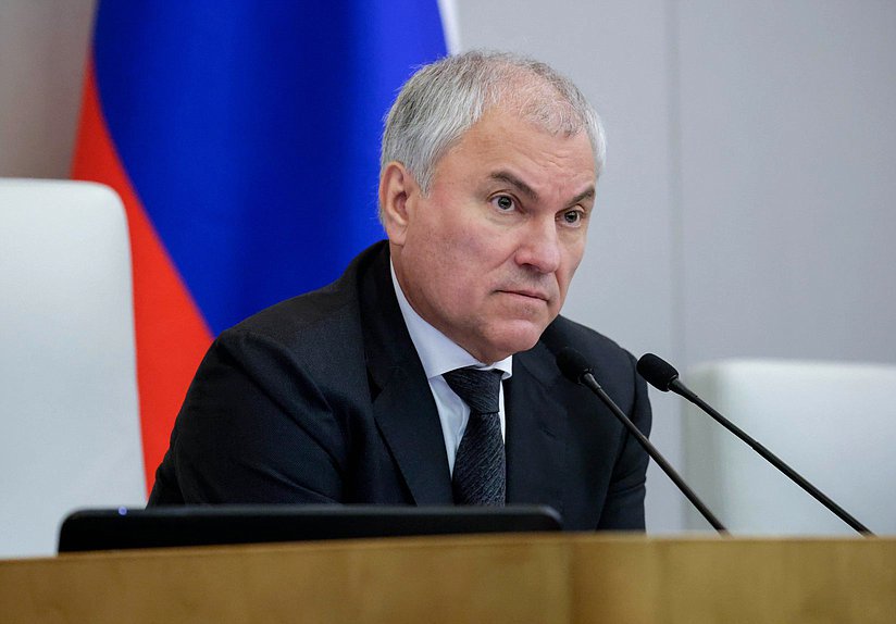 Председатель Государственной Думы Вячеслав Володин