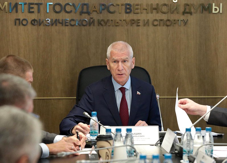 Председатель Комитета по физической культуре и спорту Олег Матыцин