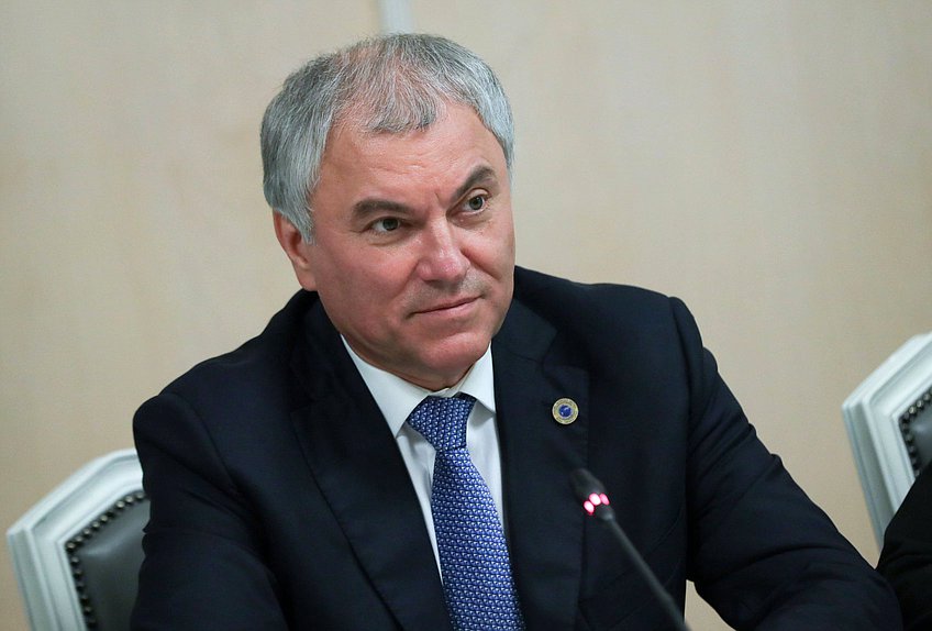 Chairman of the State Duma Vyacheslav Volodin