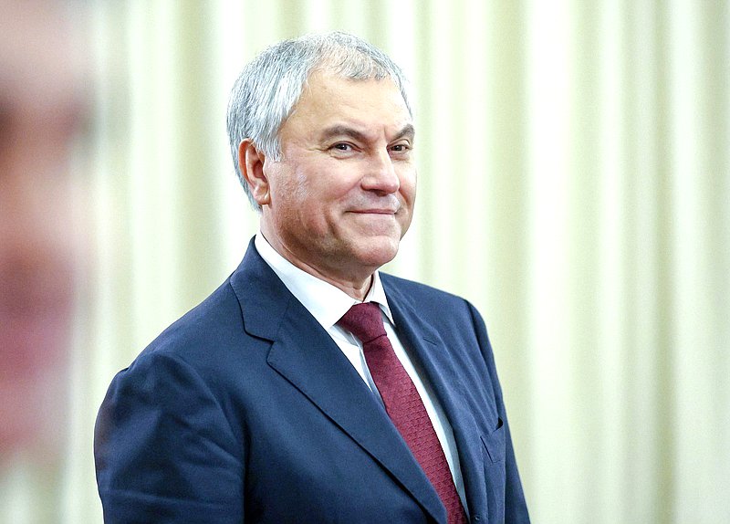 Председатель Государственной Думы Вячеслав Володин. Фото: пресс-служба Президента РФ