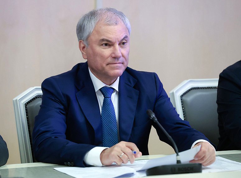 Председатель Государственной Думы Вячеслав Володин