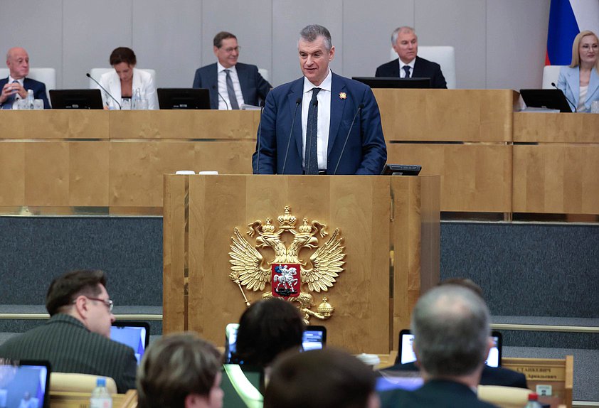 Председатель Комитета по международным делам Леонид Слуцкий