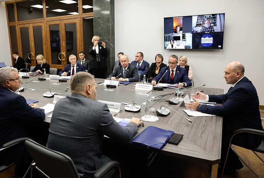 Заседание Комиссии Совета законодателей по координации законотворческой деятельности и мониторингу законодательства