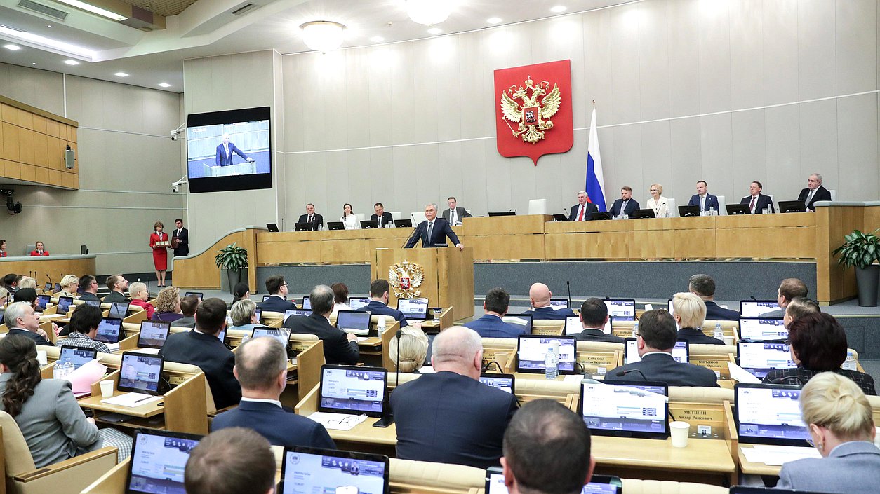 Председатель Государственной Думы Вячеслав Володин