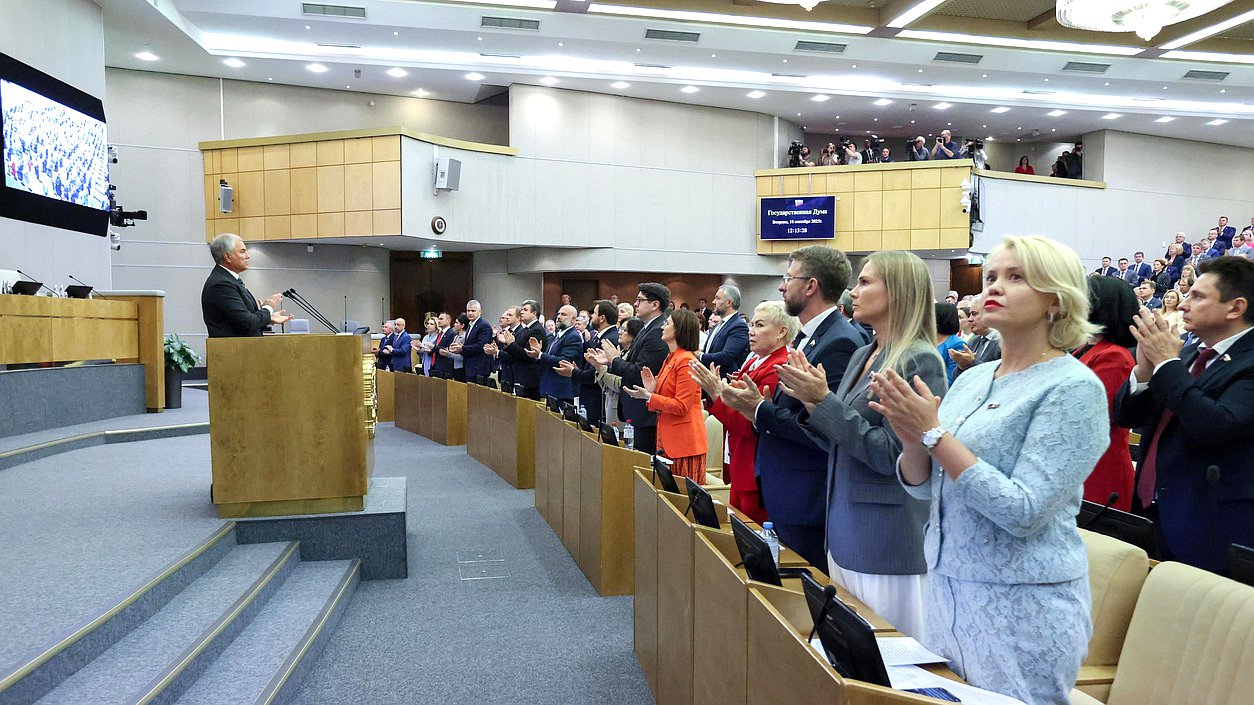 Chairman of the State Duma Vyacheslav Volodin