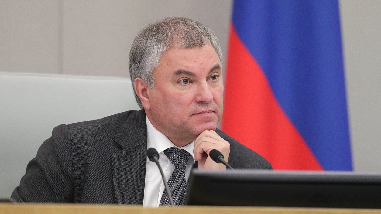 Председатель Государственной Думы Вячеслав Володин