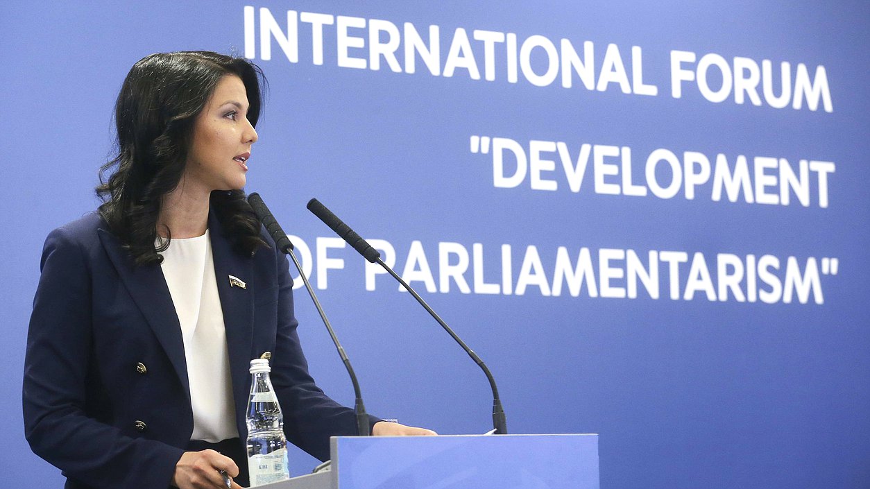 Member of the Committee on International Affairs Inga Iumasheva