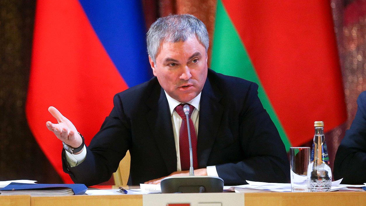 Chairman of the State Duma Viacheslav Volodin