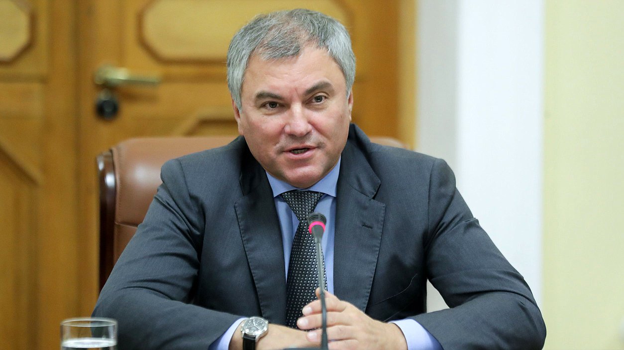 Председатель Государственной Думы Вячеслав Володин
