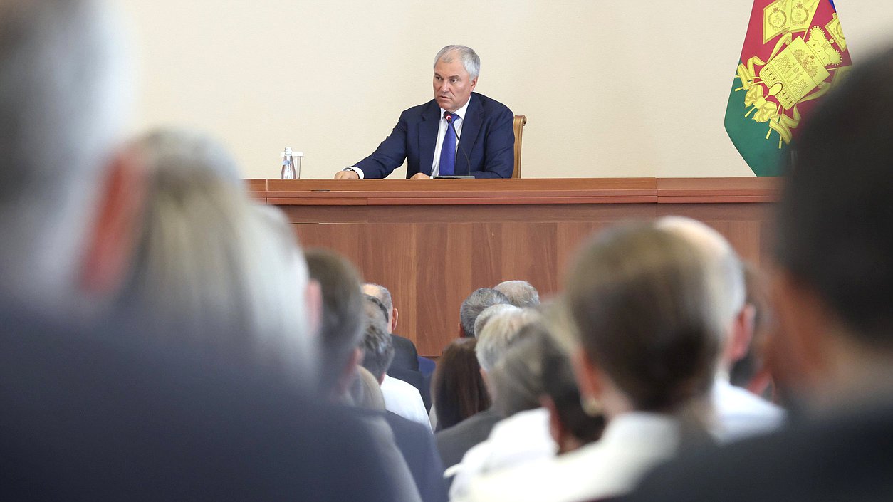 Председатель Государственной Думы Вячеслав Володин