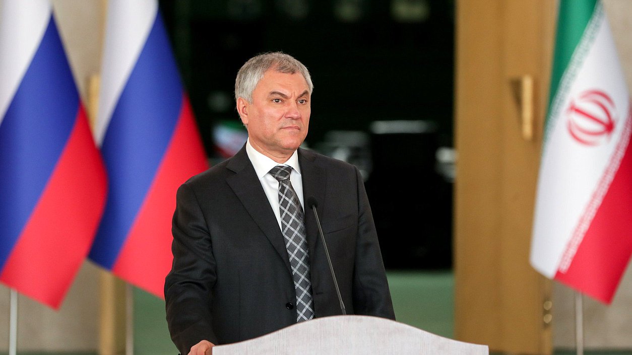 Chairman of the State Duma Vyacheslav Volodin