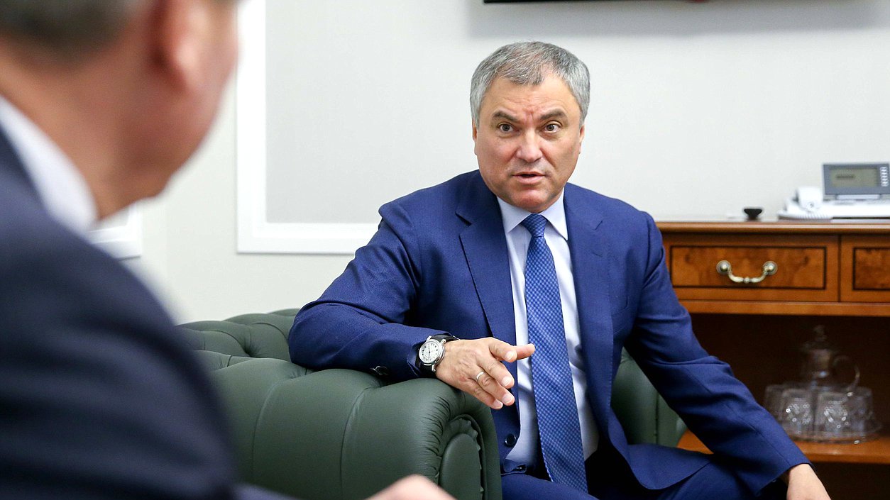 Председатель Государственной Думы Вячеслав Володин
