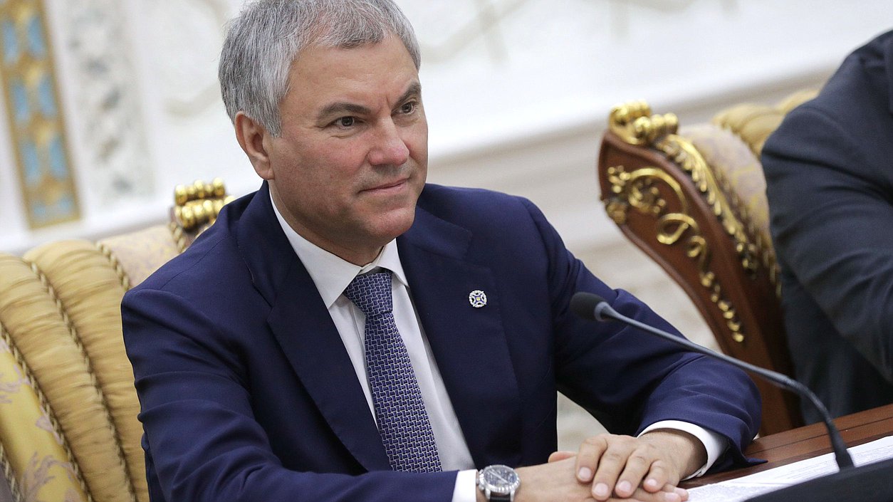 Chairman of the State Duma Viacheslav Volodin