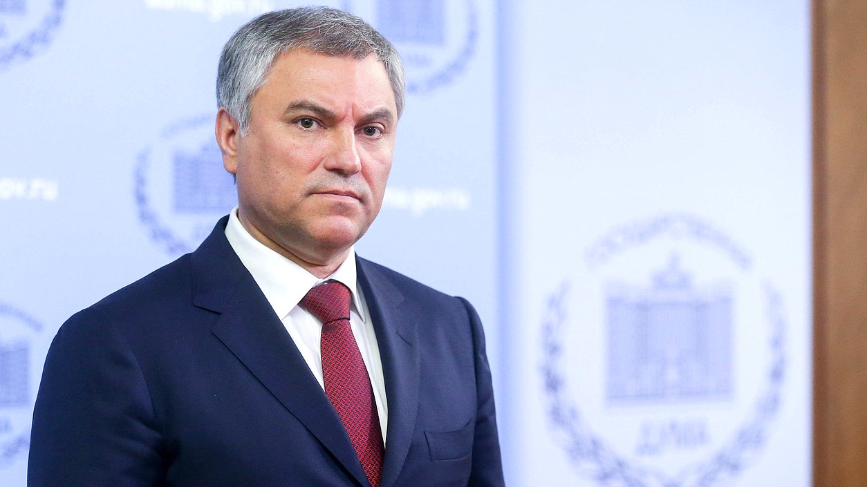 Chairman of the State Duma Viacheslav Volodin