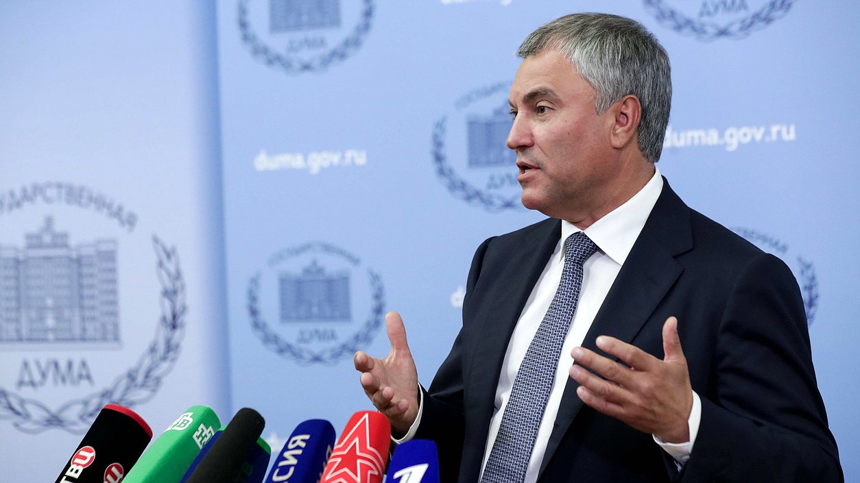 Председатель Государственной Думы Вячеслав Володин