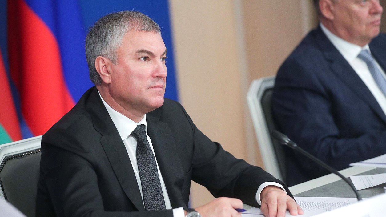 Chairman of the State Duma Viacheslav Volodin