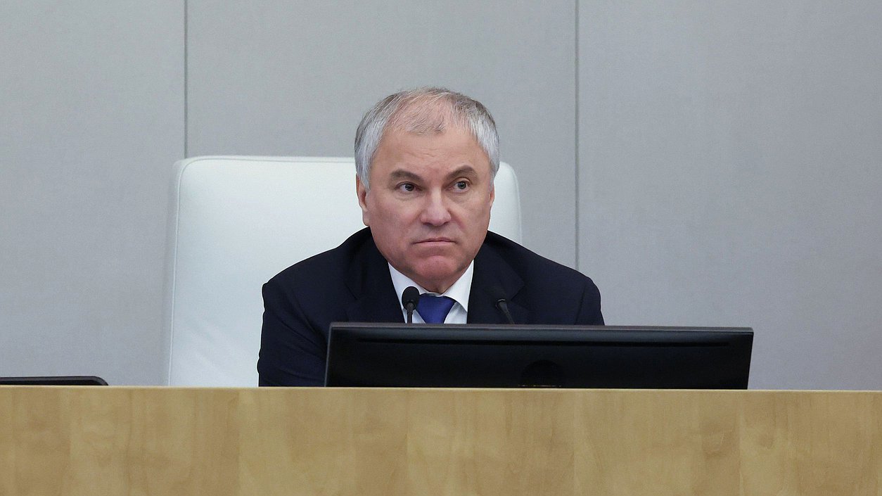 Председатель Государственной Думы Вячеслав Володин