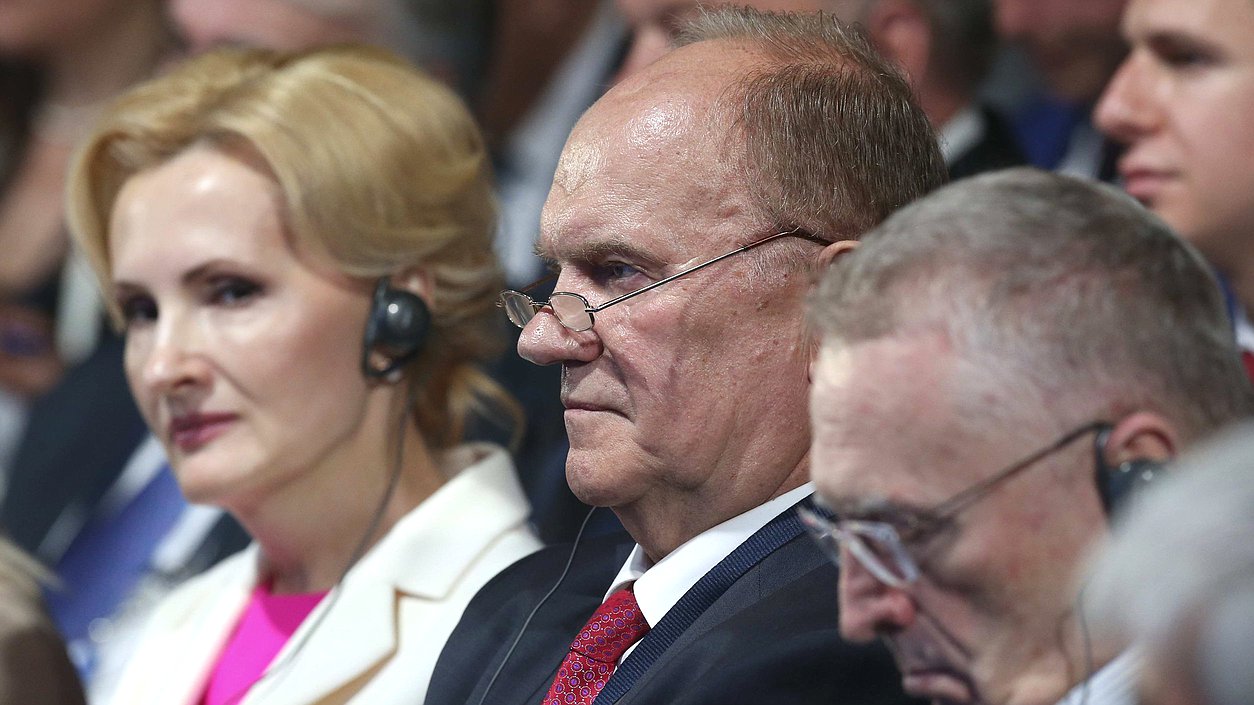 Leader of the Communist Party’s Faction Gennady Zyuganov