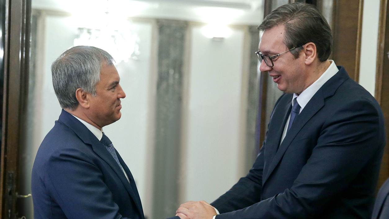 Volodin and Vučić