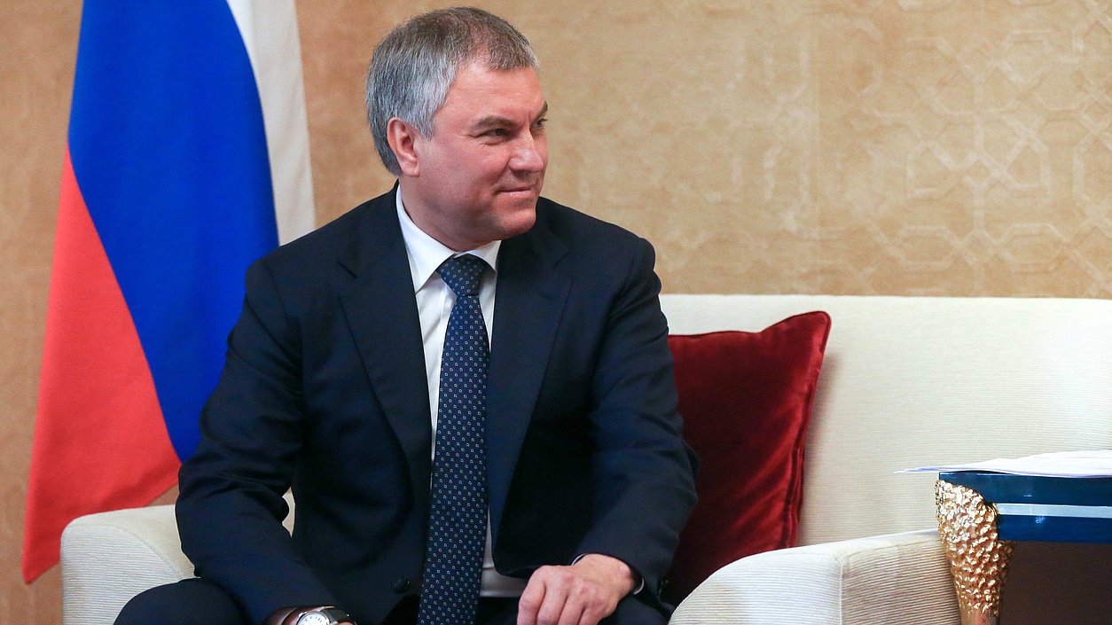 Chairman of the State Duma Viacheslav Volodin