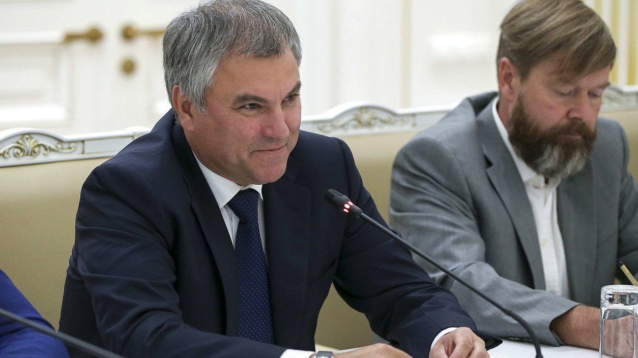 Chairman of the State Duma Viacheslav Volodin