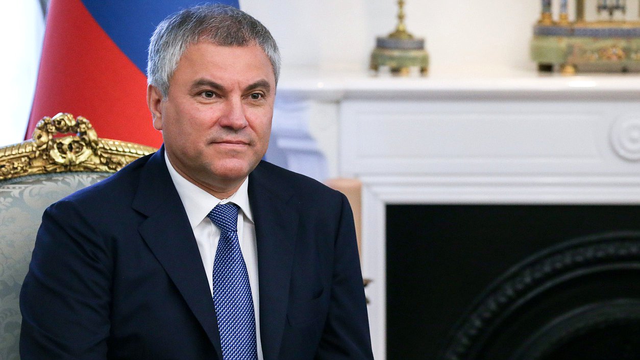 Chairman of the State Duma Viacheslav Volodin