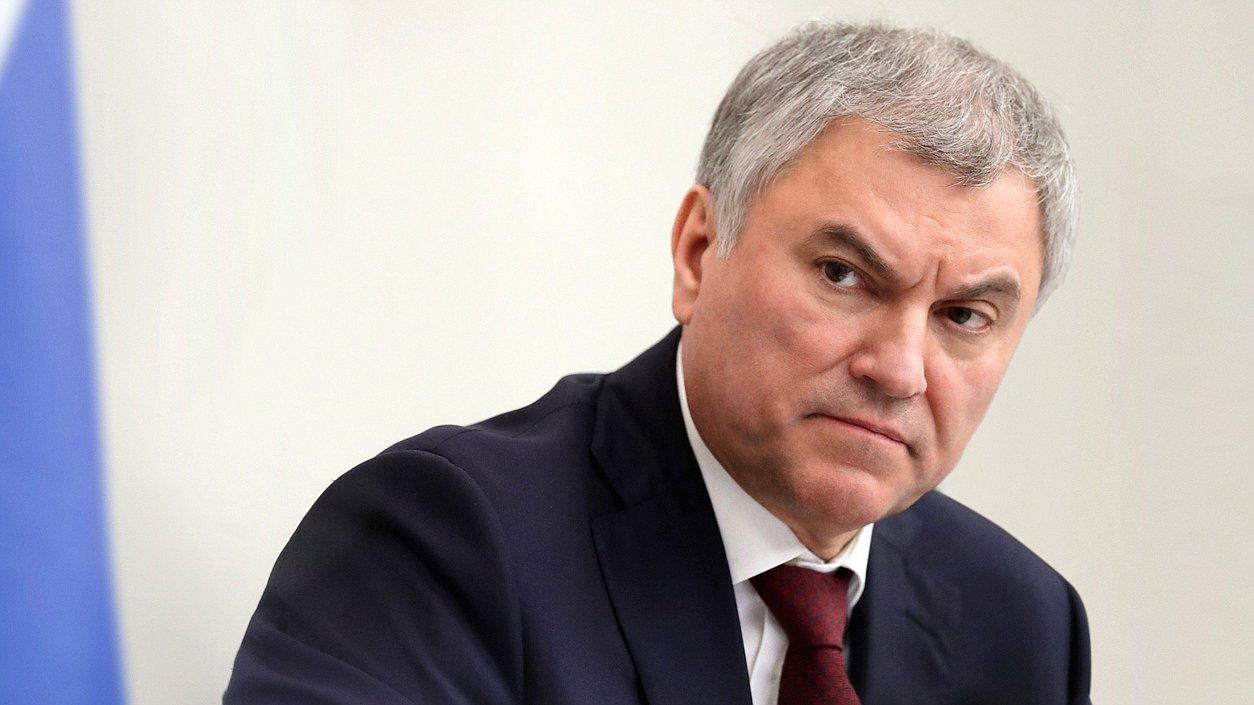 Chairman of the State Duma Vyacheslav Volodin