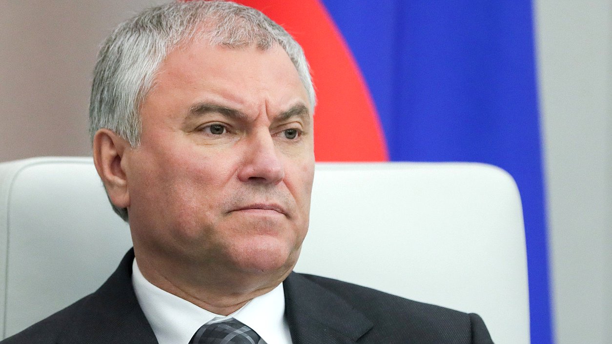 Chairman of the State Duma Vyacheslav Volodin