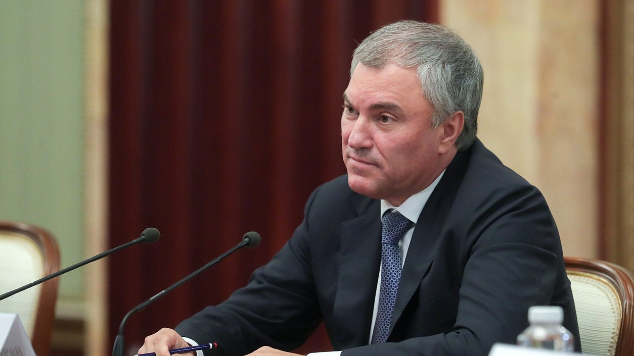 Председатель Государственной Думы Вячеслав Володин