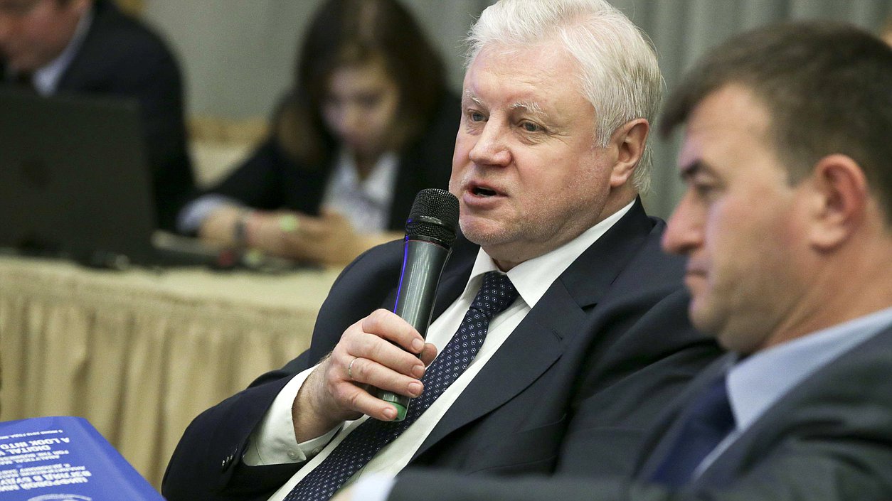 Leader of the Just Russia’s Faction Sergei Mironov