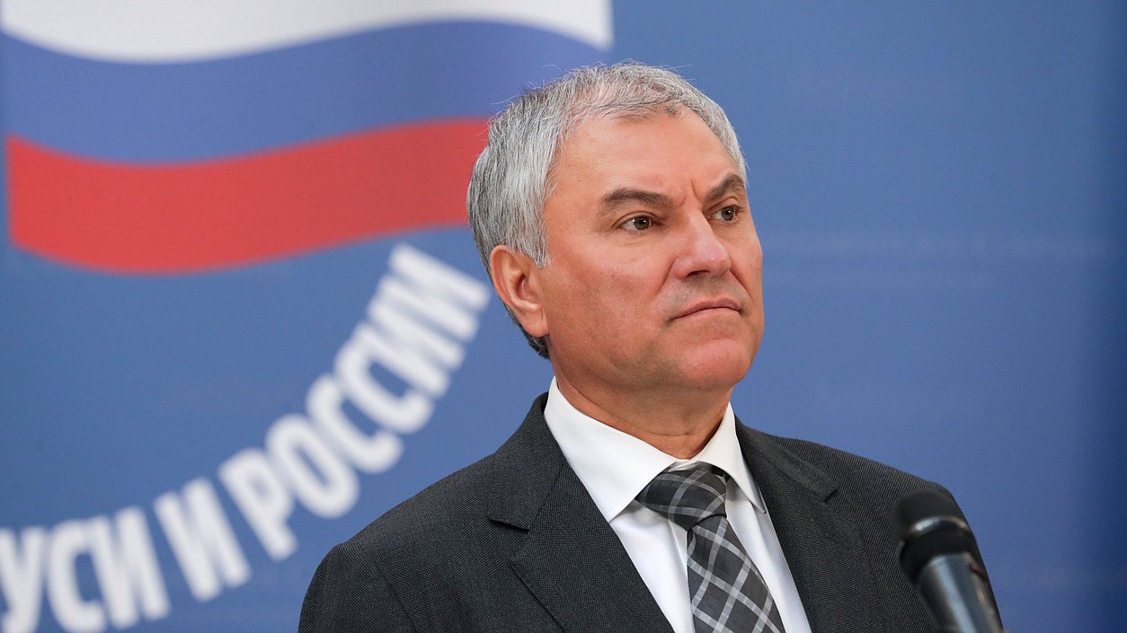 Jefe de la Duma Estatal Vyacheslav Volodin