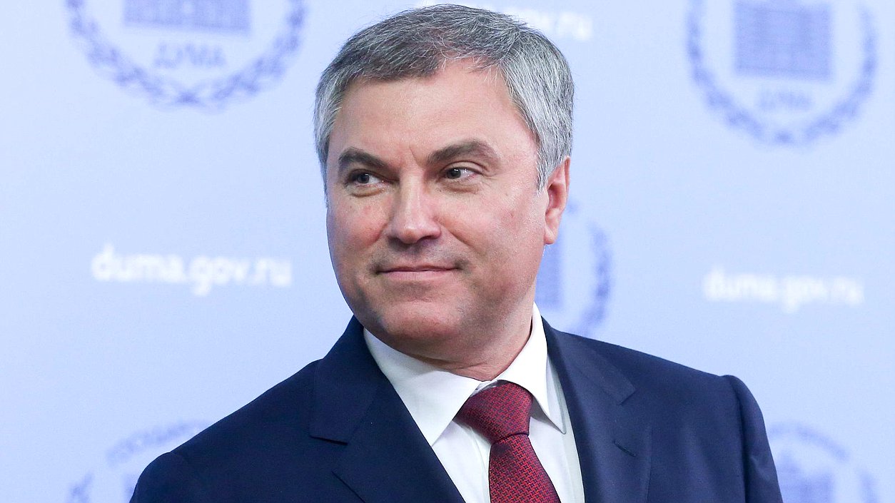 Chairman of the State Duma Vyacheslav Volodin