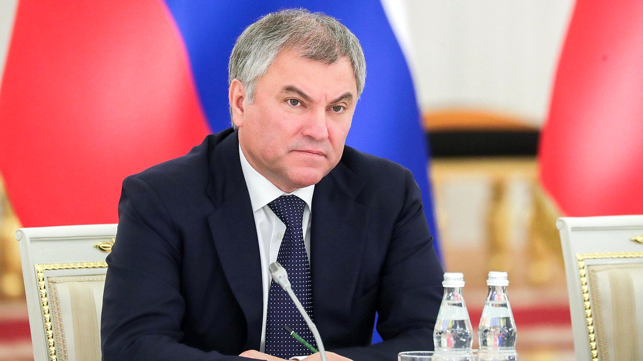 Chairman of the State Duma Viacheslav Volodin