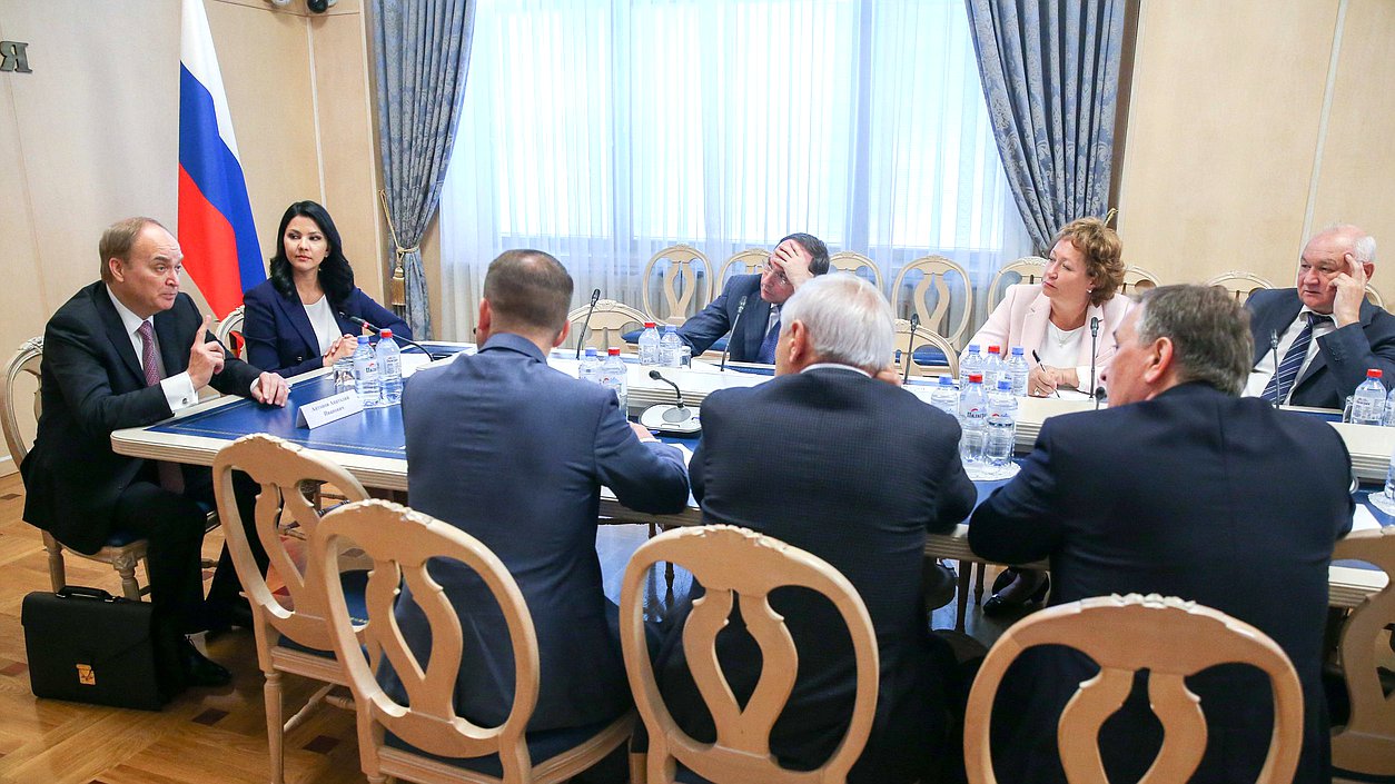 Meeting of the parliamentary group for relations with the US Parliament