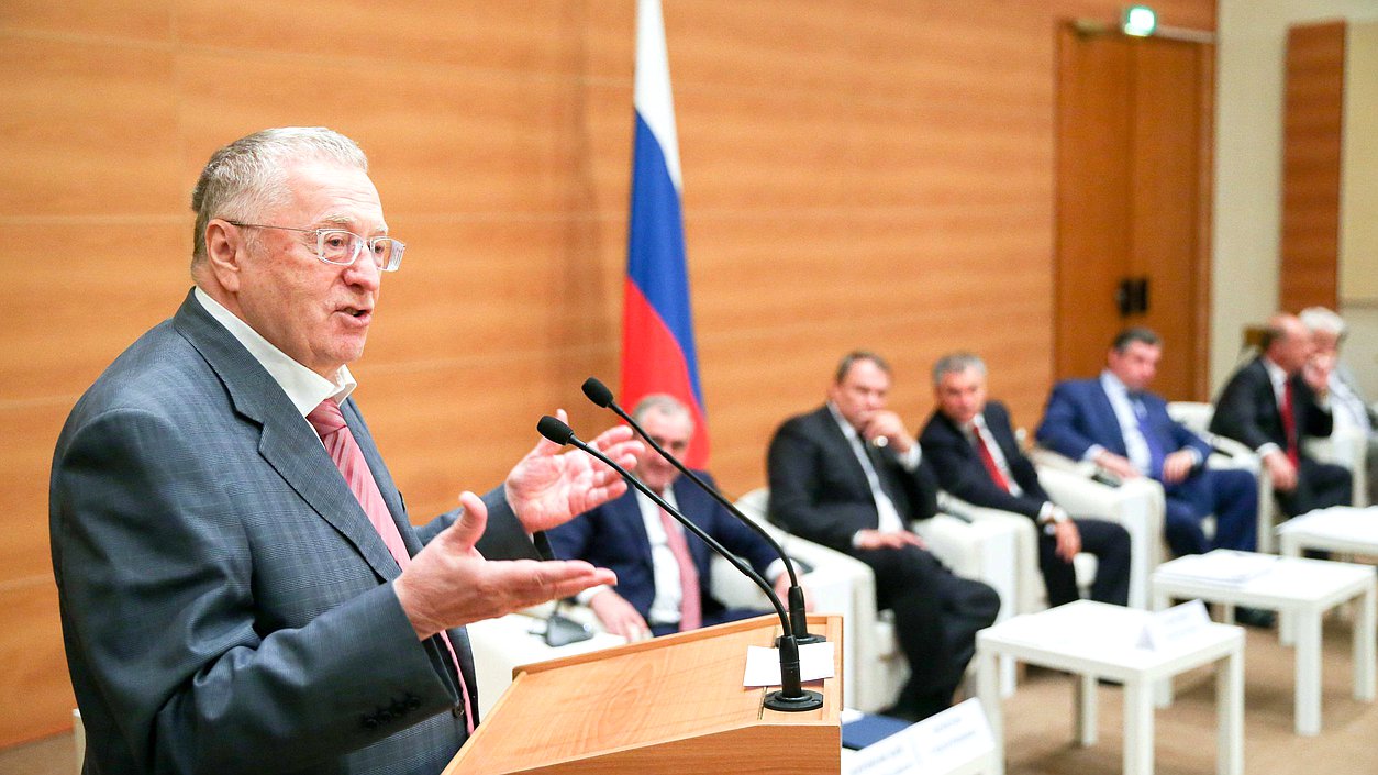 Leader of the Faction LDPR Vladimir Zhirinovskii