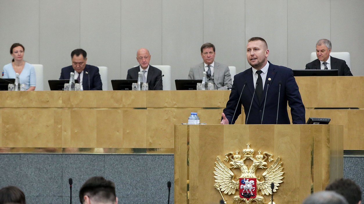 Chairman of the LPR People's Council Denis Miroshnichenko