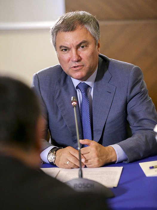 Chairman of the State Duma Viacheslav Volodin